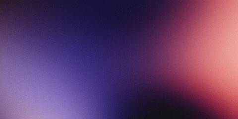 Purple to pink abstract background with grainy texture and vignette fade