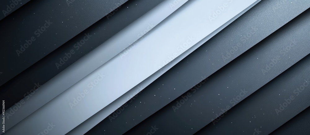 Poster abstract light pattern featuring a gradient of white and silver on a gray backdrop complemented by m