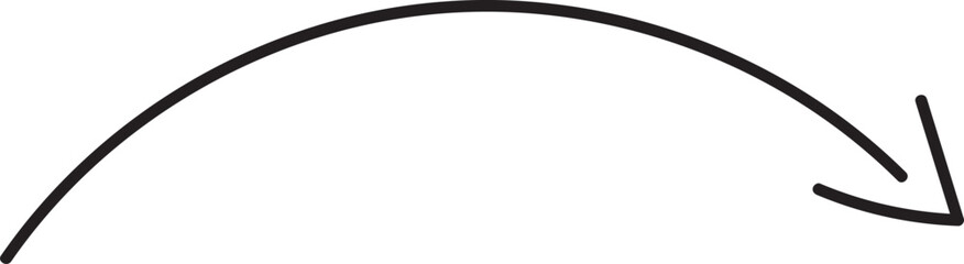 Obraz premium Hand Drawn Arrow