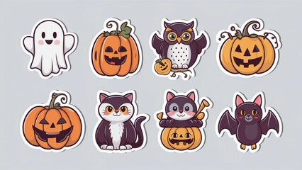 halloween pumpkin set