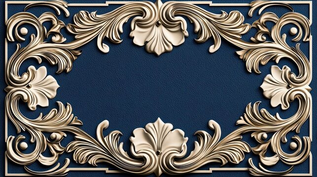 Create a luxury empty greeting card with a sophisticated border design and ample room for heartfelt messages sunlight filtering through intricate patterns greeting card postcard wi