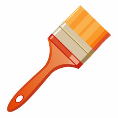 Big paintbrush art vector illustration