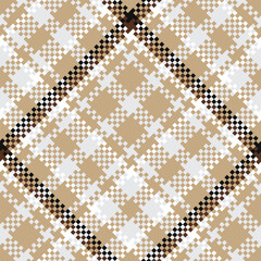 Plaids Pattern Seamless. Checkerboard Pattern Traditional Scottish Woven Fabric. Lumberjack Shirt Flannel Textile. Pattern Tile Swatch Included.