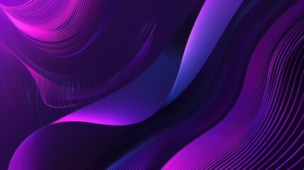 Fototapeta premium Abstract purple wave motion light pattern background