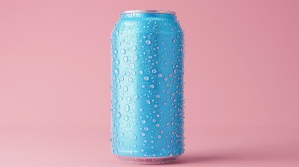 The blue soda can