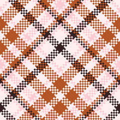 Plaid Pattern Seamless. Checker Pattern Template for Design Ornament. Seamless Fabric Texture.