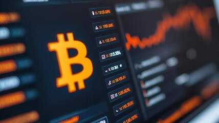 Digital wallet interface showing various integrated financial services and cryptocurrencies, modern, financial technology integration