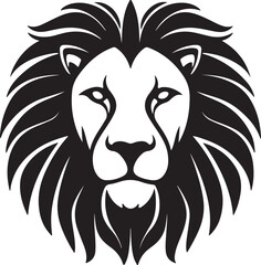 Lion Head Victor , Lion Head Art, Sillhouette Lion Lion Vector Art 1