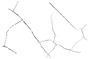 Cracks transparent background PNG macro