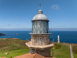 Faro del Cabo Peñas de Gozon en Asturias