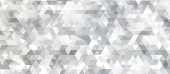 Obraz premium Abstract seamless gray and white triangle background with a digital grid pattern Light polygon mosaic design suitable for business and corporate graphics
