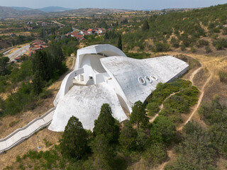 Kosturnica Monument in Veles, Northern Macedonia