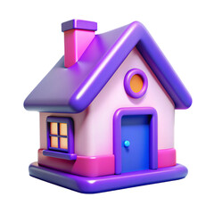 house icon on a white backgroundhouse, home, building, icon, architecture, estate, construction, illustration, symbol, 3d, toy, object, real, concept, business, vector, sign, roof, property, small, do
