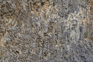 Rock formations in an abandoned quarry