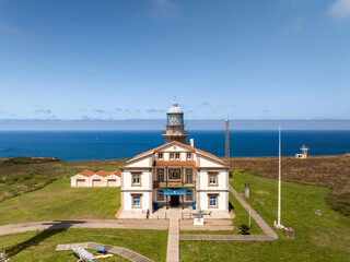 Faro del Cabo Peñas de Gozon en Asturias
