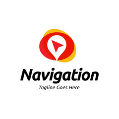 Compass Global Globe Earth Adventure GPS navigation logo design. Vector Illustration