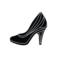 female shoe silhouette