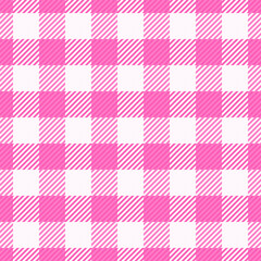 Softness pattern textile fabric, manufacturing vector plaid seamless. Manufacture tartan check background texture in pink and snow colors.