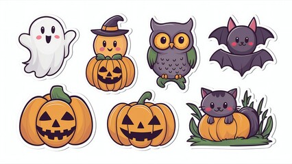 set of halloween icons