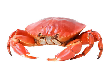 Crab isolated on transparent or white background.

