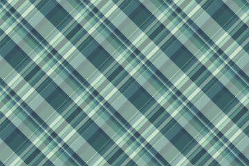 Azul tartan texture background, golf seamless pattern vector. Rectangle check fabric textile plaid in cyan and pastel colors.