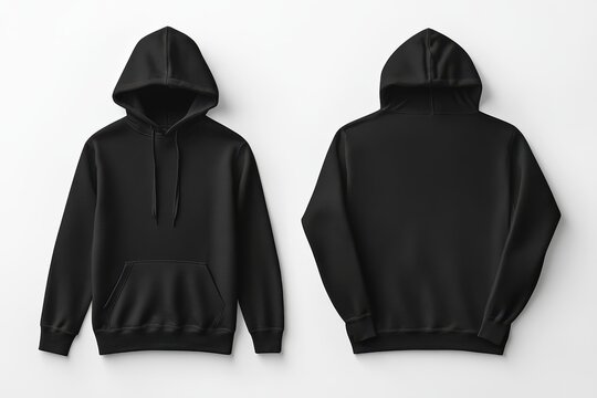Plain black and white hoodies hotsell