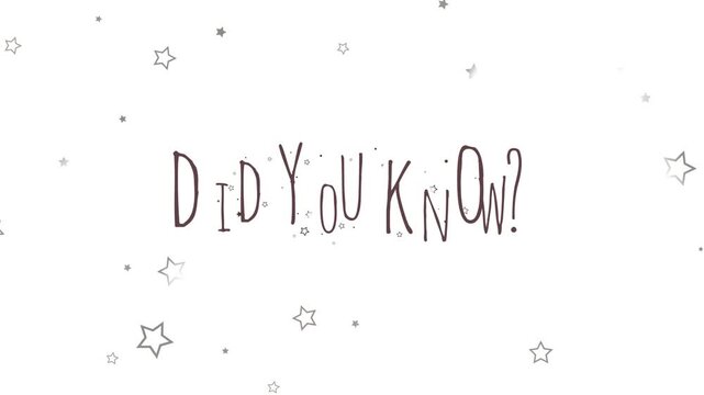 did you know sign	