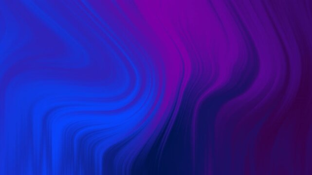 Animated abstract blue and purple background with wavy pattern suitable for digital design, web backgrounds and presentations. Blue and purple gradient background 4k