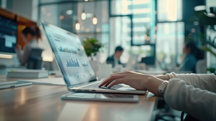 The office workspace scene