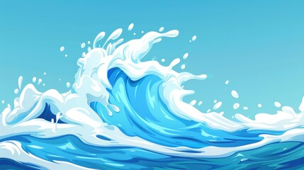 A vibrant splash of liquid dances on a calm water surface, perfect for adding visual flair to your creative projects.