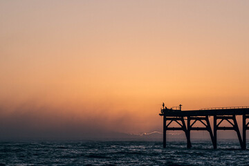 Obraz premium sunset on the beach