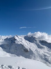 Fototapeta premium snow covered mountains