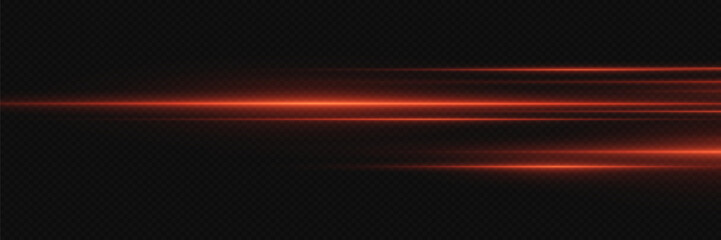 Abstract red lines.  Light stripes with effect.