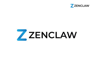 modern z business letter logo design