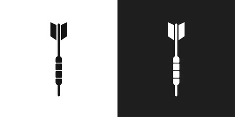 Dart icon logo set vector