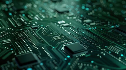 Obraz premium The Circuit Board Close-Up