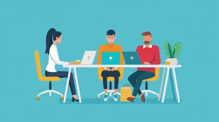Remote Work: The ability to work from anywhere outside the office, using digital communication tools to ensure productivity and stay connected with the team.
