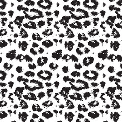 Leopard vector hand drawn design vector. Cheetah animal print