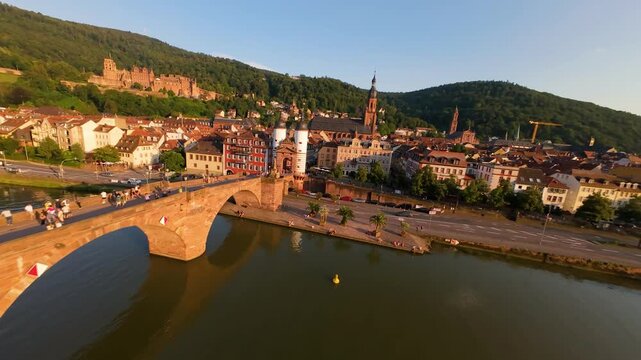 Heidelberg FPV flight in the evening