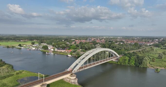 Culemborg, alongthe river Lek in The Netherlands.