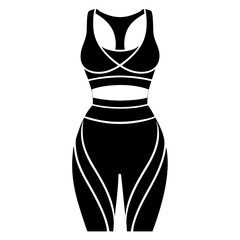 Women dress vector illustration, solid style icon