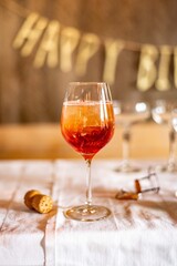 Celebrate your birthday with a festive orange cocktail