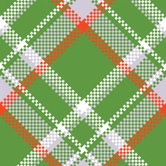 Tartan Plaid Seamless Pattern. Scottish Tartan Seamless Pattern. Traditional Scottish Woven Fabric. Lumberjack Shirt Flannel Textile. Pattern Tile Swatch Included.