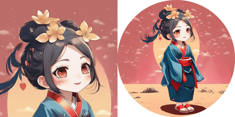 アバターアイコン画像：花魁