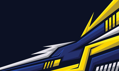 Abstract geometric stripes racing car wrap sticker