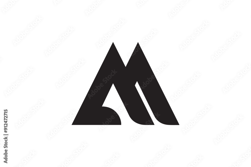 Fototapete aa letter logo design icon template elements colorful alphabet collection type characters logo type.