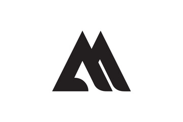 AA letter  logo design icon template elements colorful alphabet collection type characters logo type. 