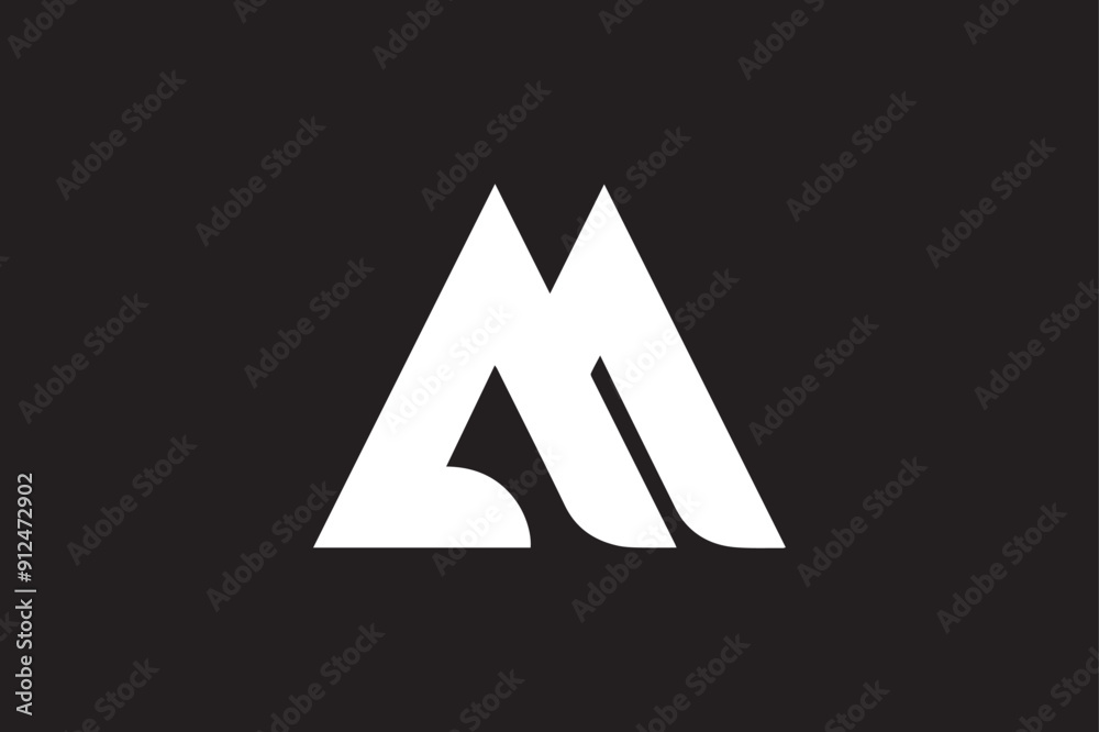 Fototapete aa letter logo design icon template elements colorful alphabet collection type characters logo type.