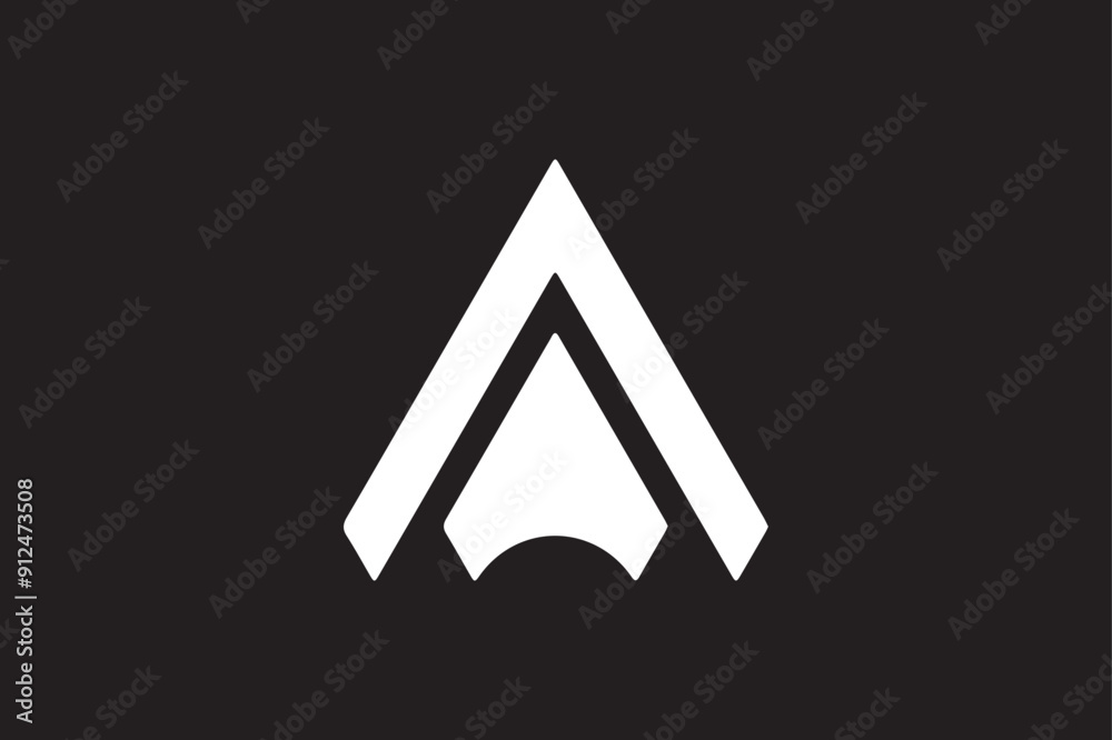 Fototapete aa letter logo design icon template elements colorful alphabet collection type characters logo type.