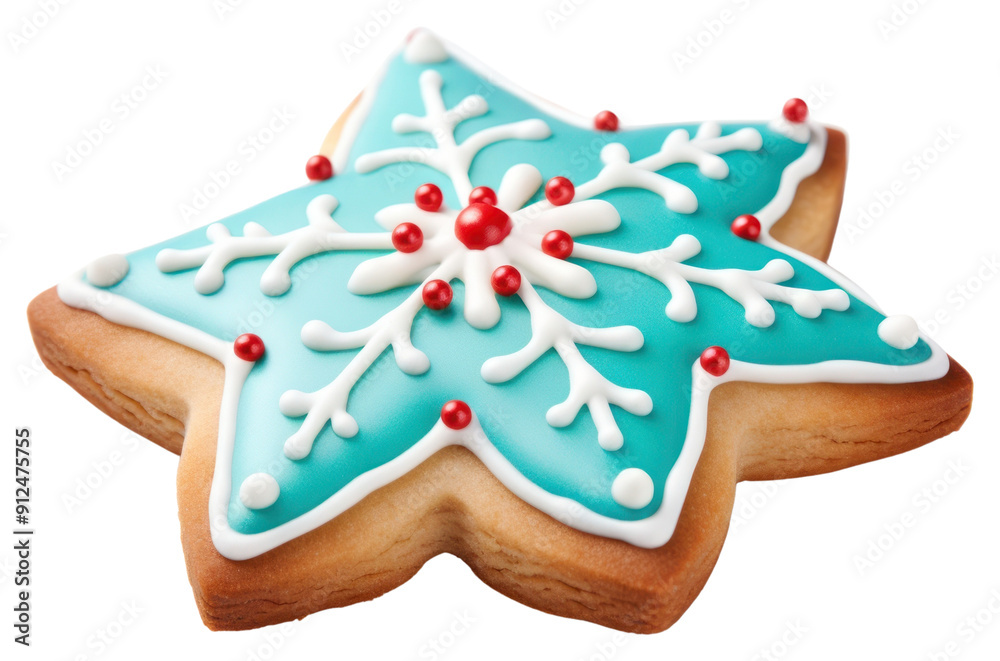 Wall mural png gingerbread dessert cookie icing.